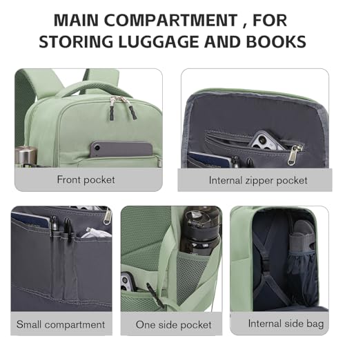 Thumbnail 3 de Mochila Hayayu para Ryanair 40x30x20 (cabin bag) con bolsillo antirrobo y puerto USB