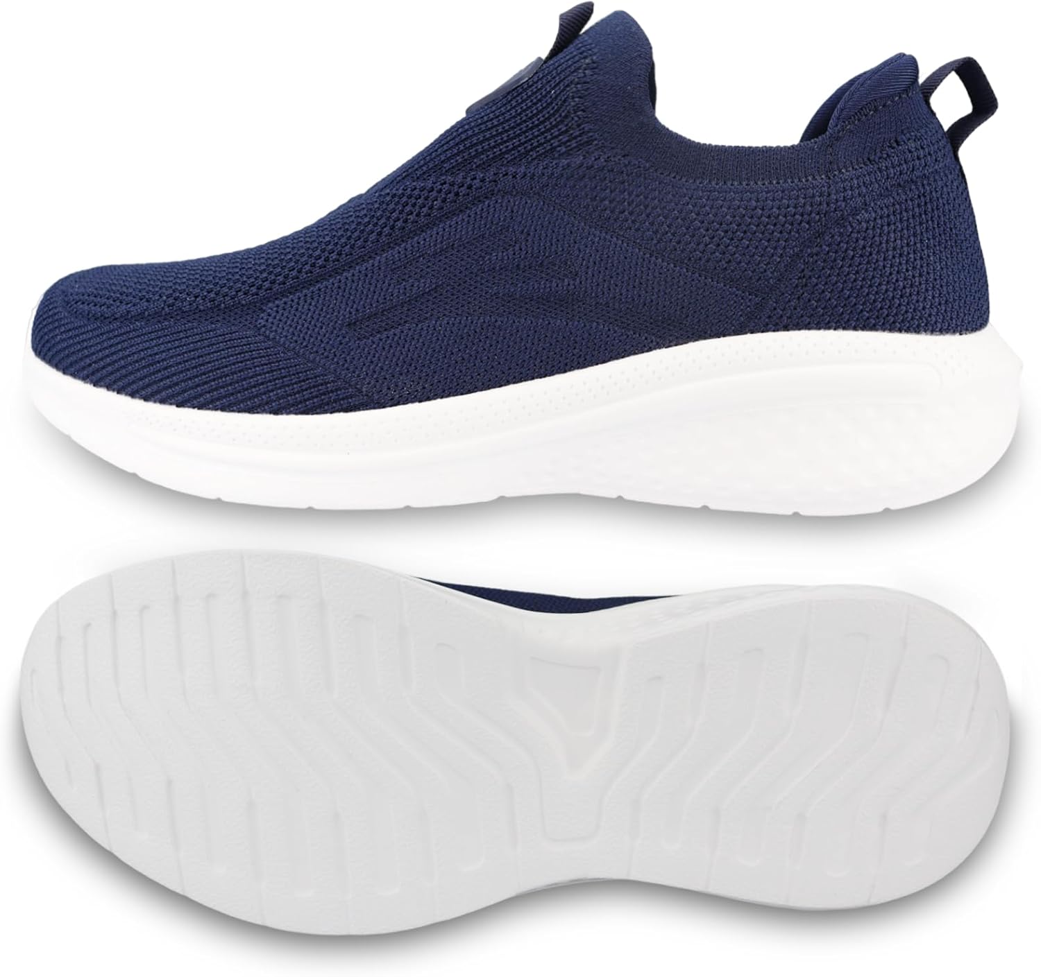 Thumbnail 6 de Giniros Mens Slip On Trainers: Lightweight, Breathable Casual Shoes for Daily Walks and Gym Sessions