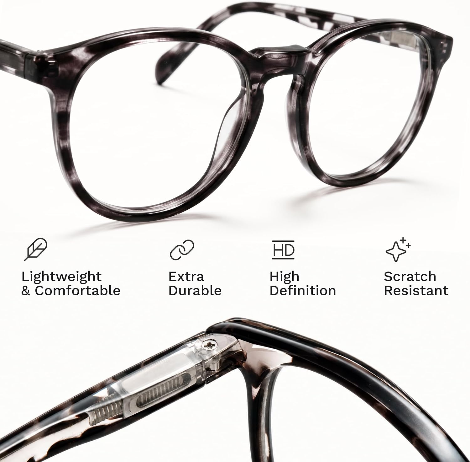 Detalle 2 de IBOANN Blue Light Blocking Glasses, 3-Pack
