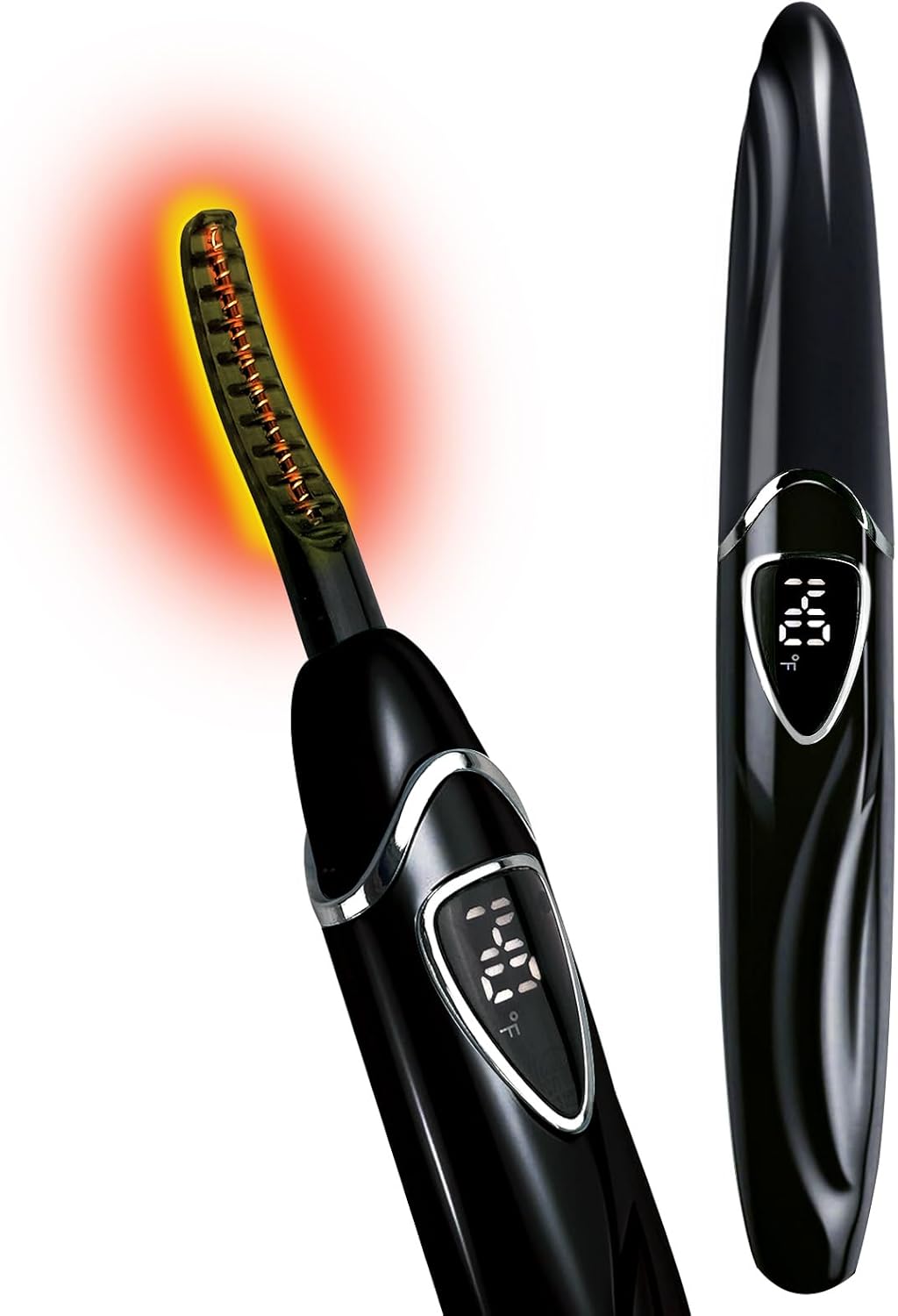 Detalle de Tehoi S600 Beheizte Wimpernzange – präzise Temperatursteuerung, automatische Abschaltung und langanhaltende Locken