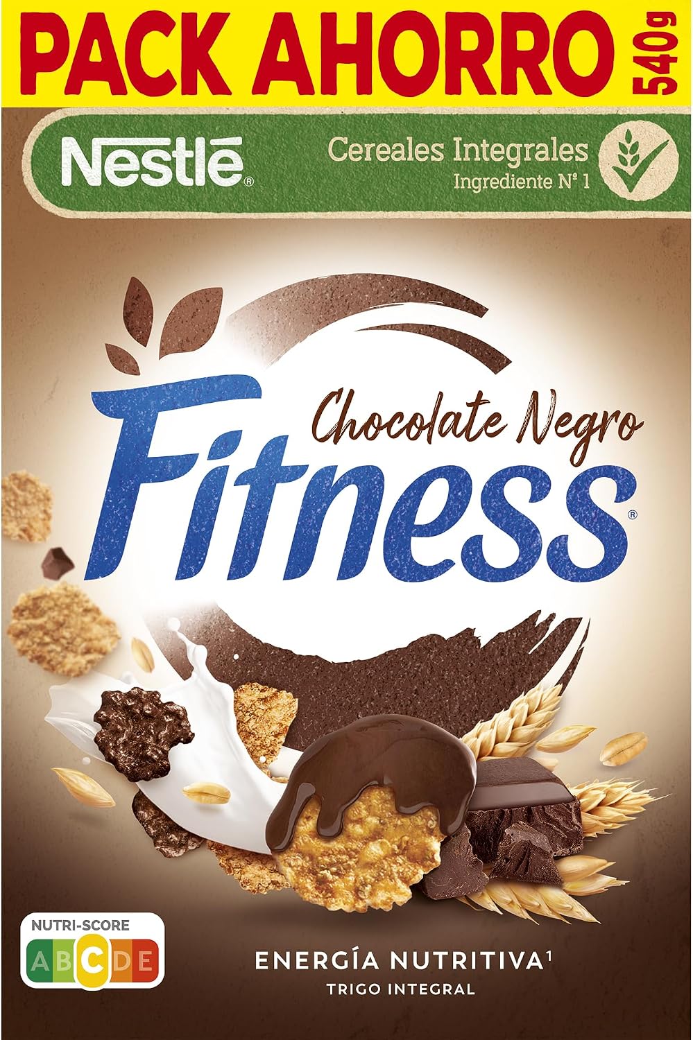 Thumbnail 1 de Nestlé Fitness Chocolate Negro, Pack de 12 x 540g 🍫