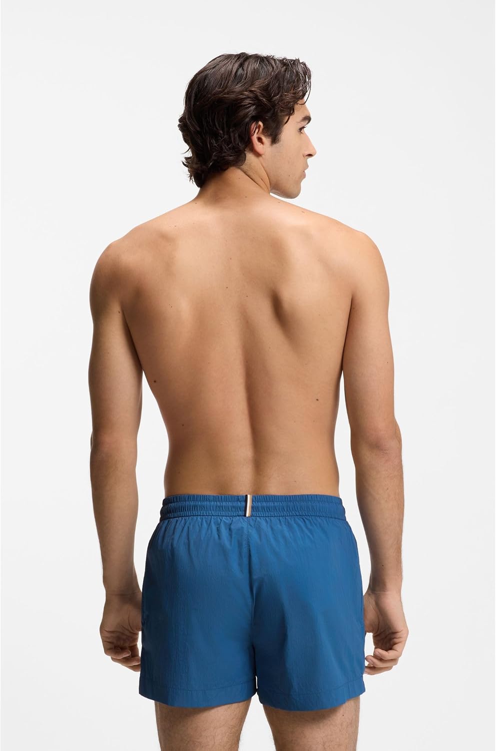 Detalle de Boss Uomo Costume da Bagno Short Poliammide 50469280 — stile sobrio e comfort nella stagione estiva