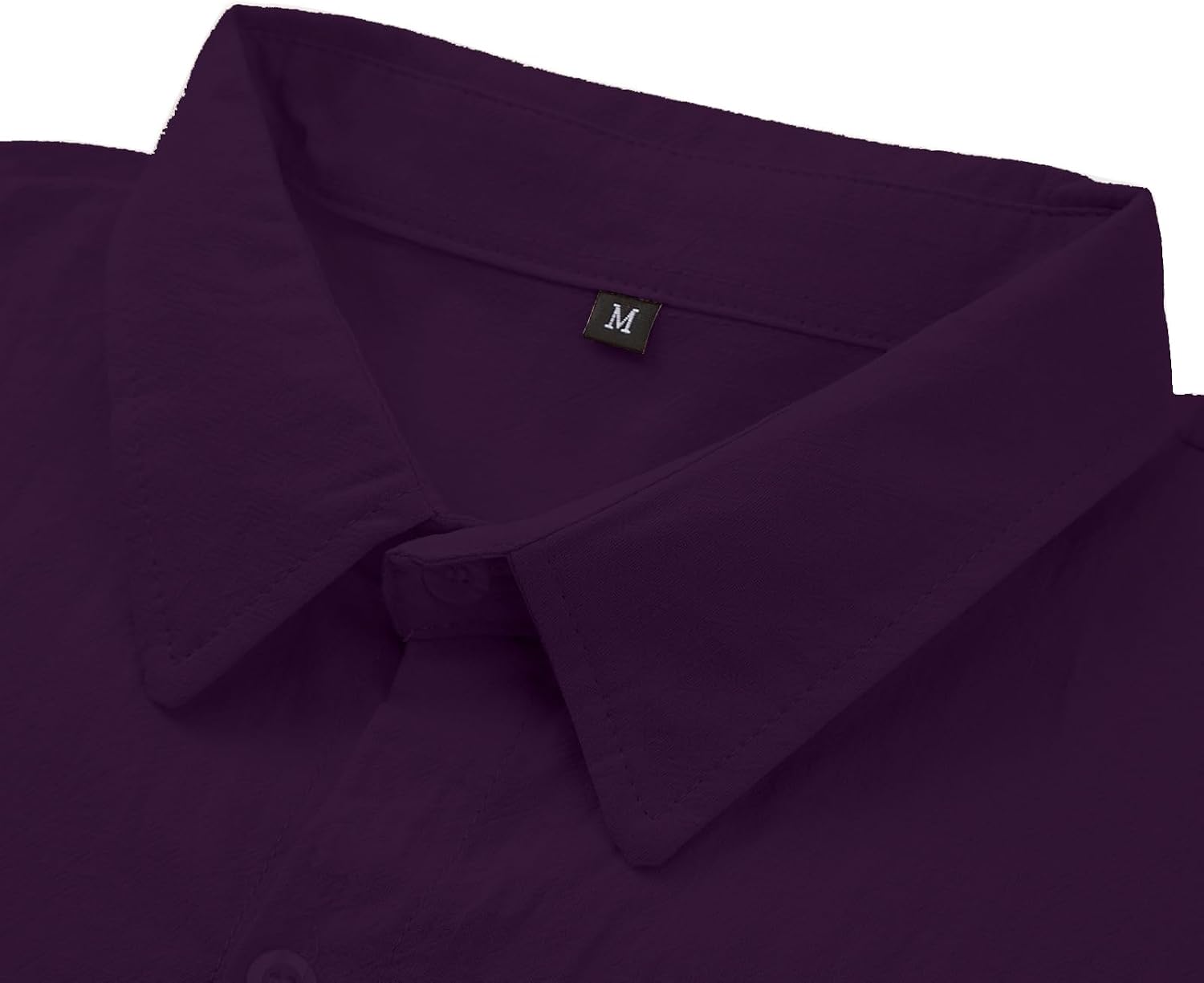 Thumbnail 2 de Rodawu Mens Linen Cotton Short-Sleeve Shirt