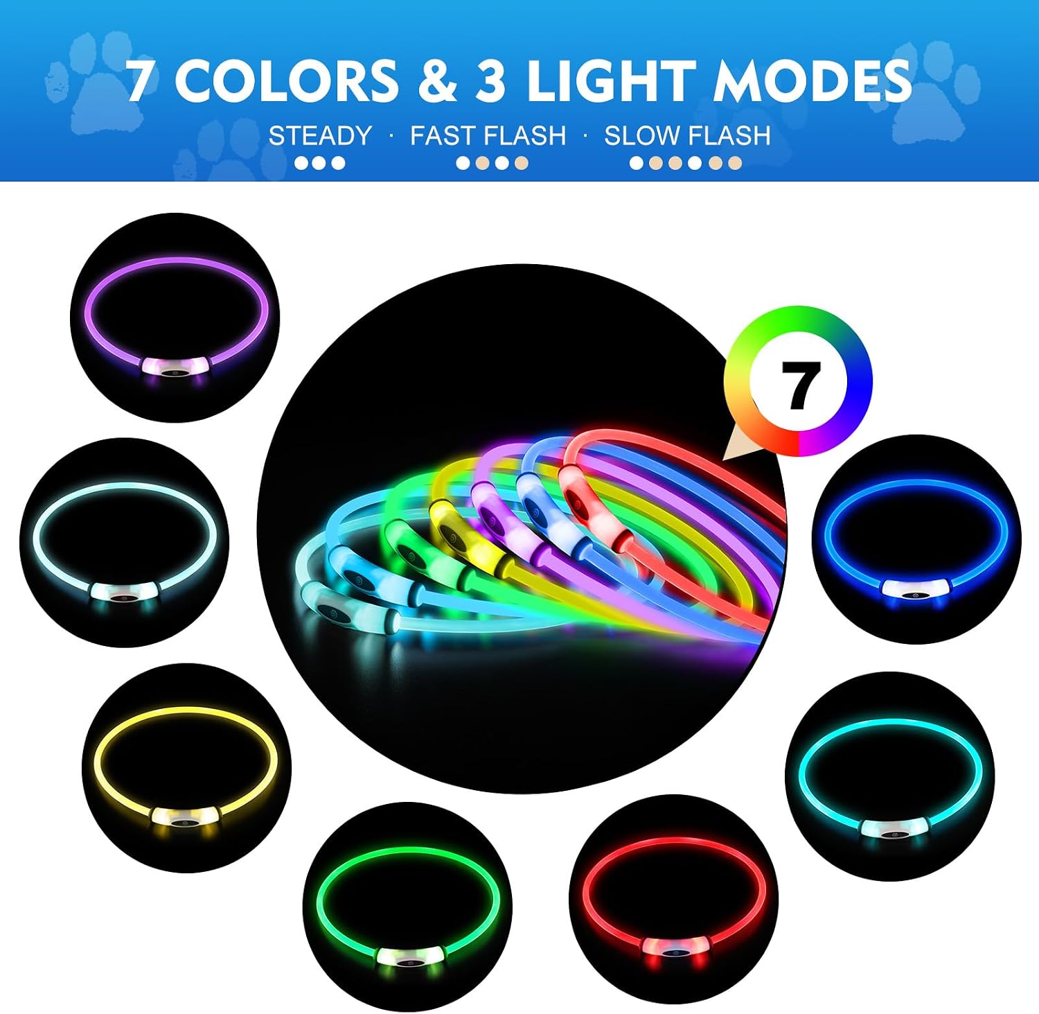 Detalle 2 de NOVKIN Lighted Dog Collar