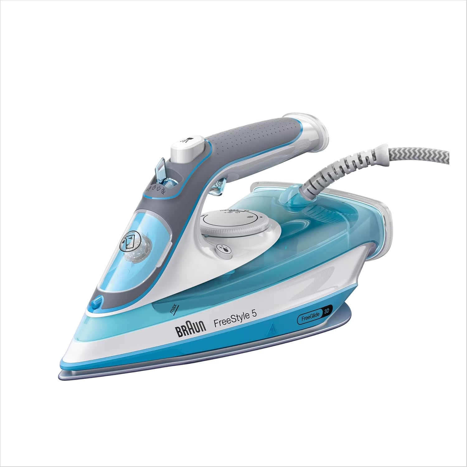 Thumbnail 6 de Braun TexStyle 5 SI5256 BL Dampfbügeleisen – FreeGlide 3D-Sohle, Präzisionsspitze & Vertikaldampf