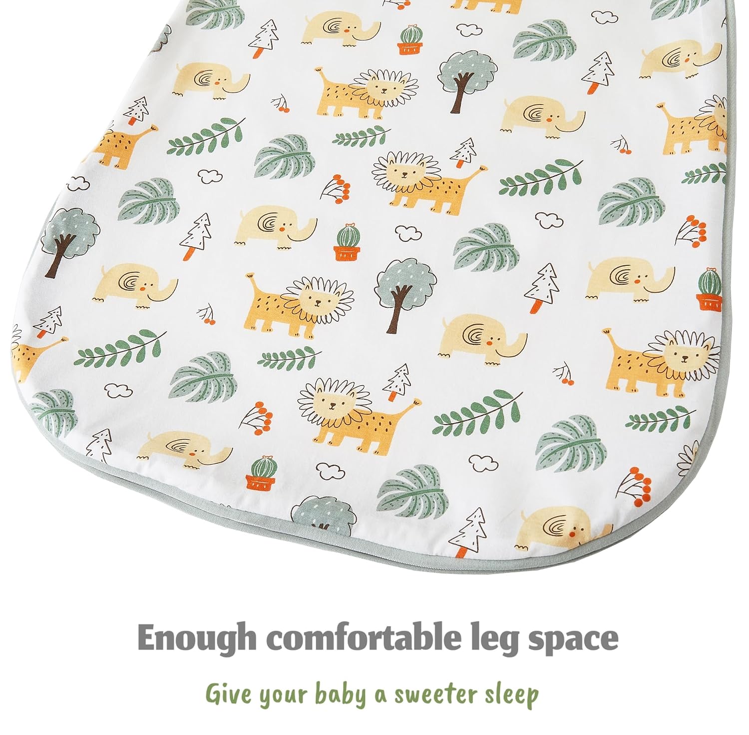 Thumbnail 5 de Chilsuessy Baby-Schlafsack 1,5 Tog im 2er-Set aus 100% Baumwolle – Ganzjahr, 78 cm (6–12 Monate)