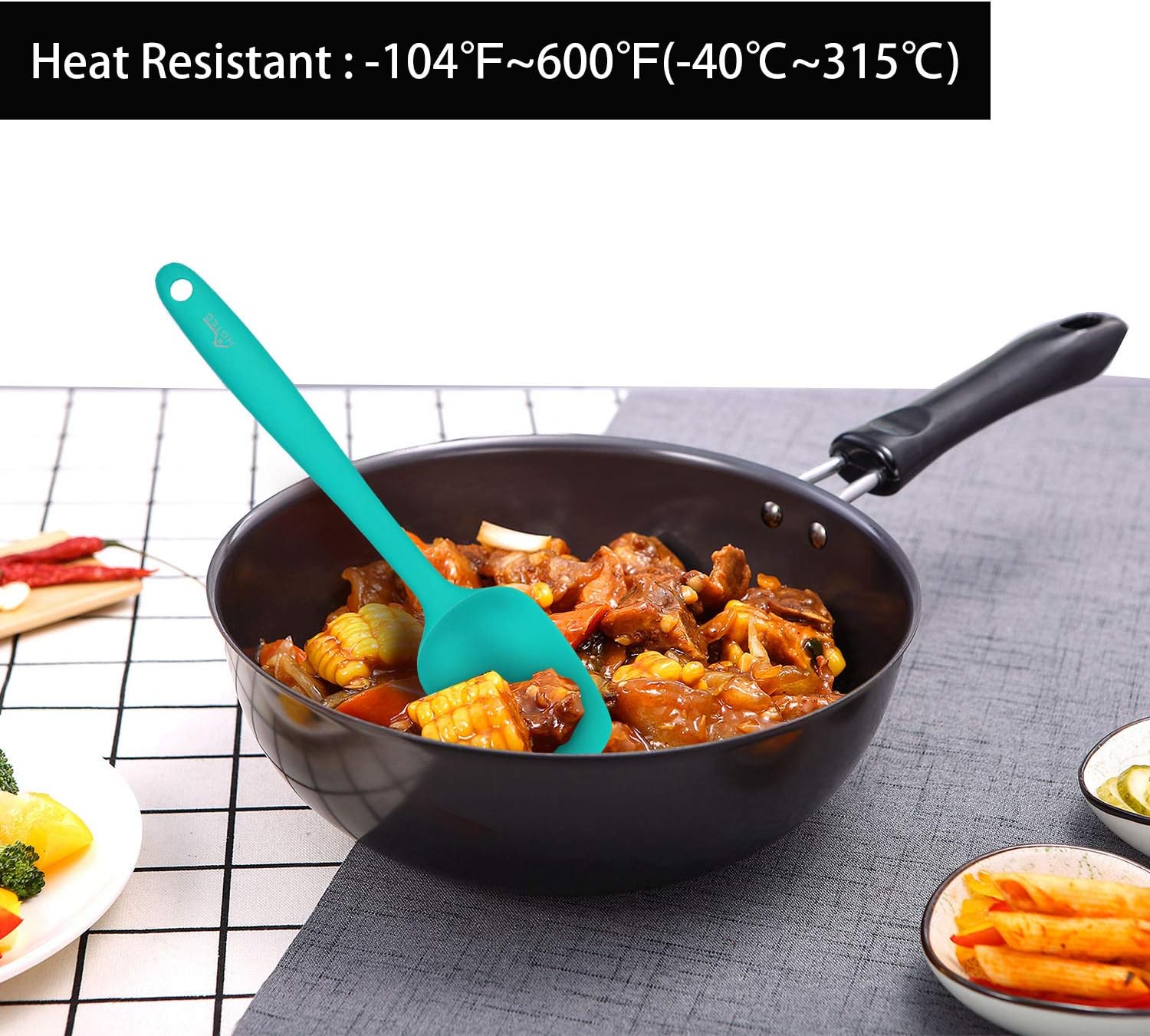 Detalle 2 de Hotec Heat Resistant Spatula Set 600℉