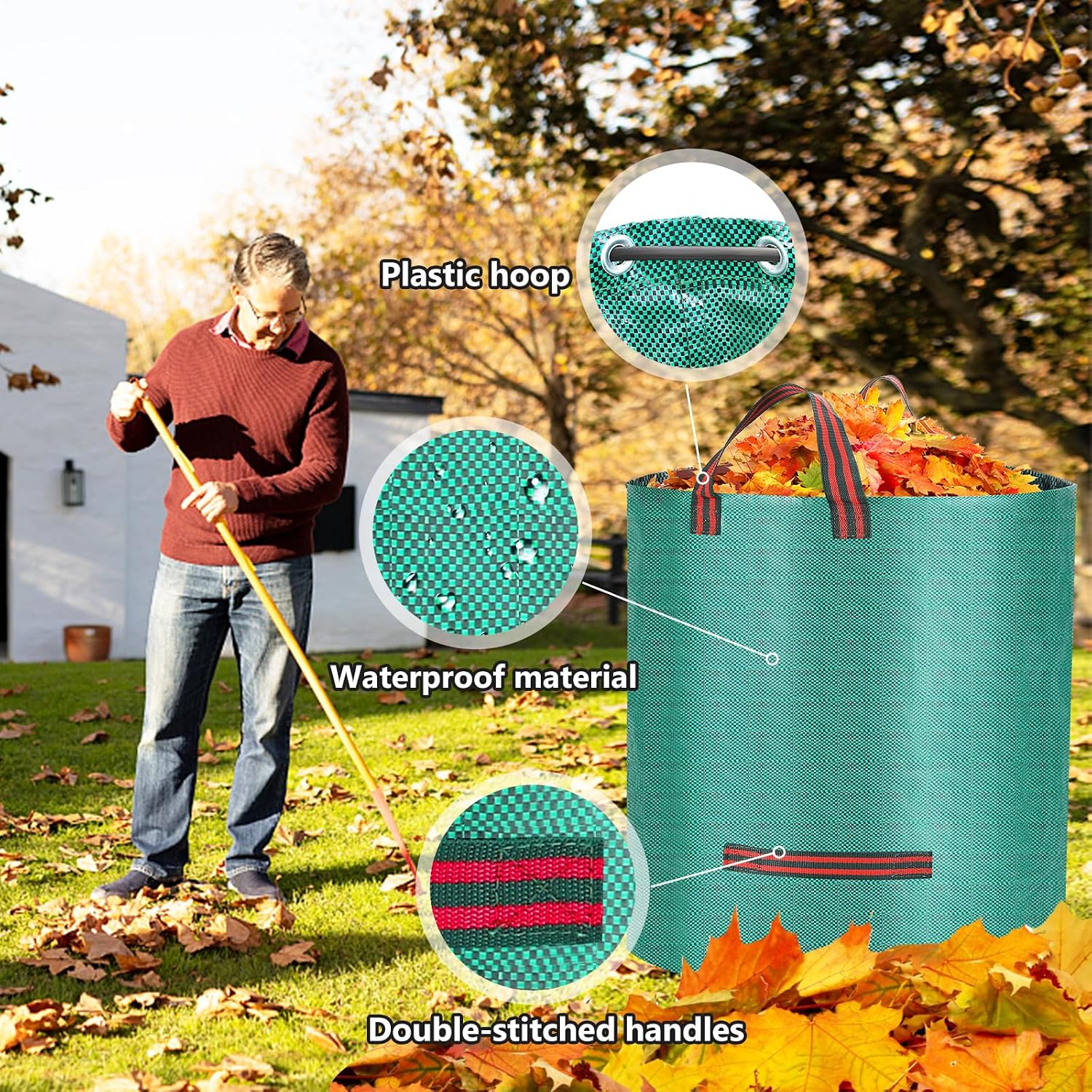 Thumbnail 2 de RFWIN Heavy Duty Garden Bag 500 Litre