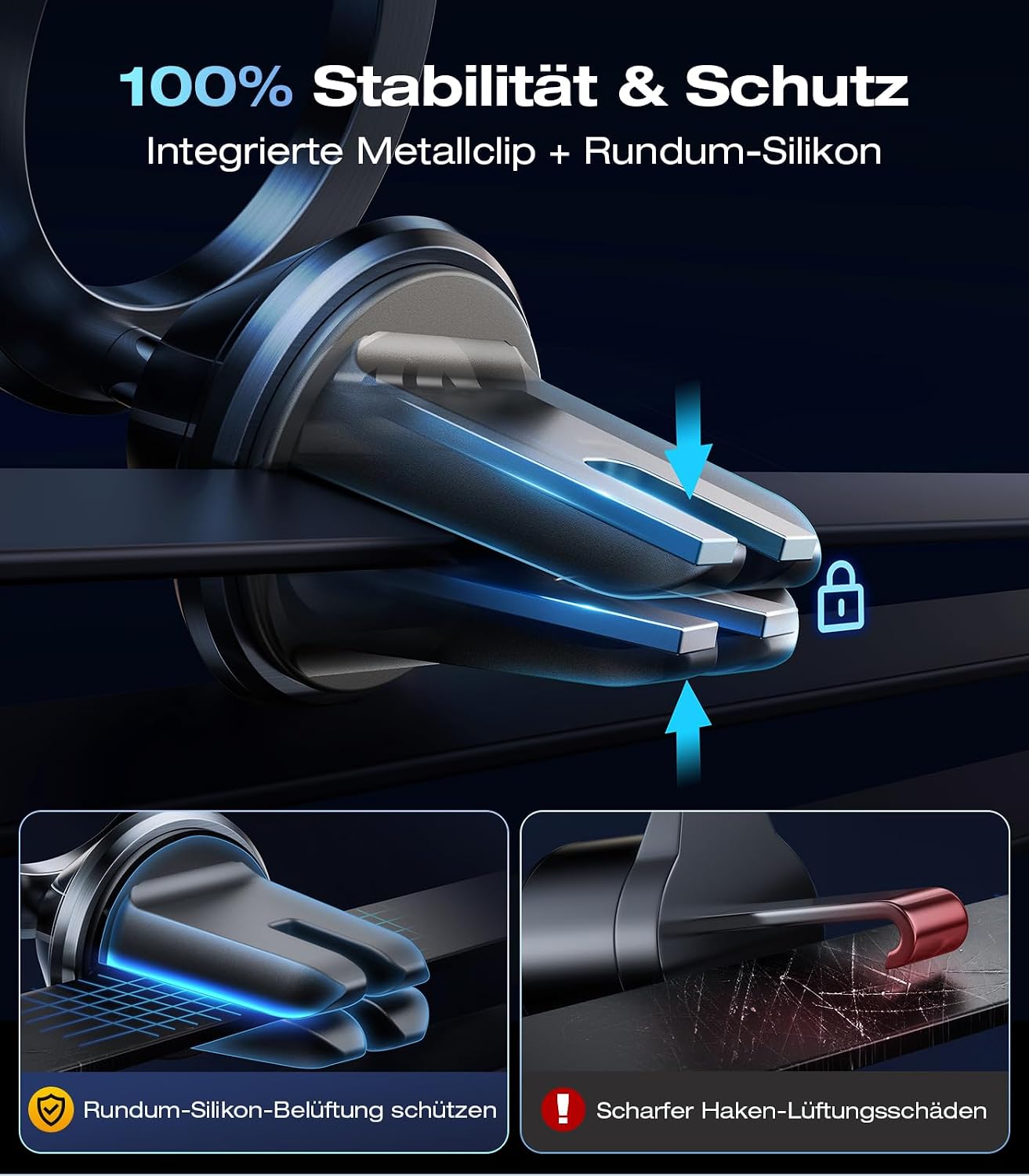 Detalle 2 de VICSEED Vollmetall Magnethalterung 26 N55