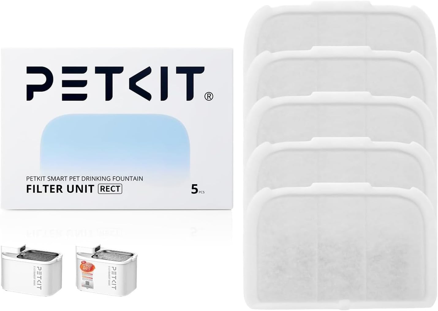 Detalle de PETKIT EVERSWEET MAX Filter Unit RECT Fountain Filter
