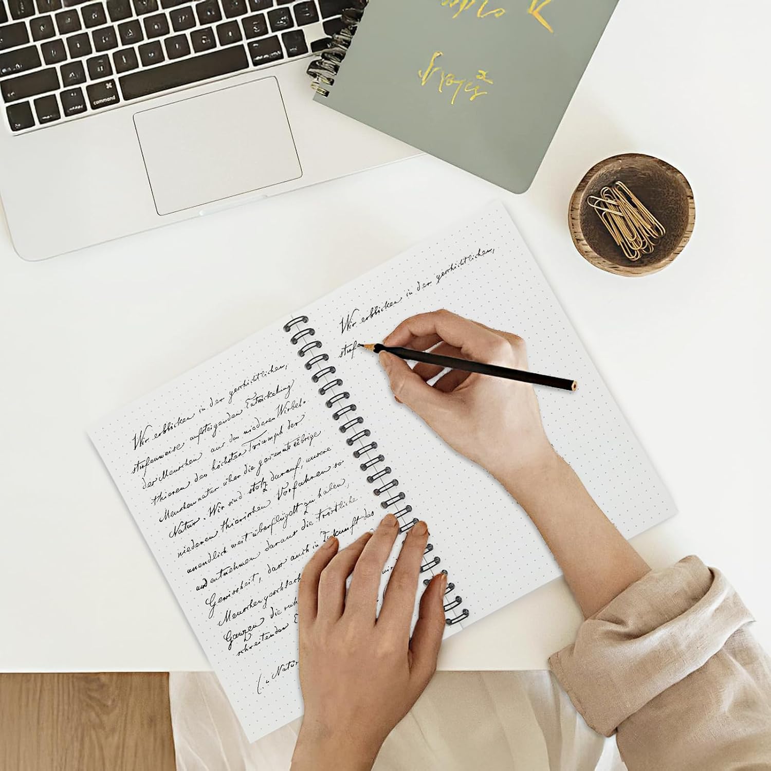 Thumbnail 6 de ReePlan 12 Pack A5 Spiral Notebook with 120 Dotted Pages (21x14.5cm)