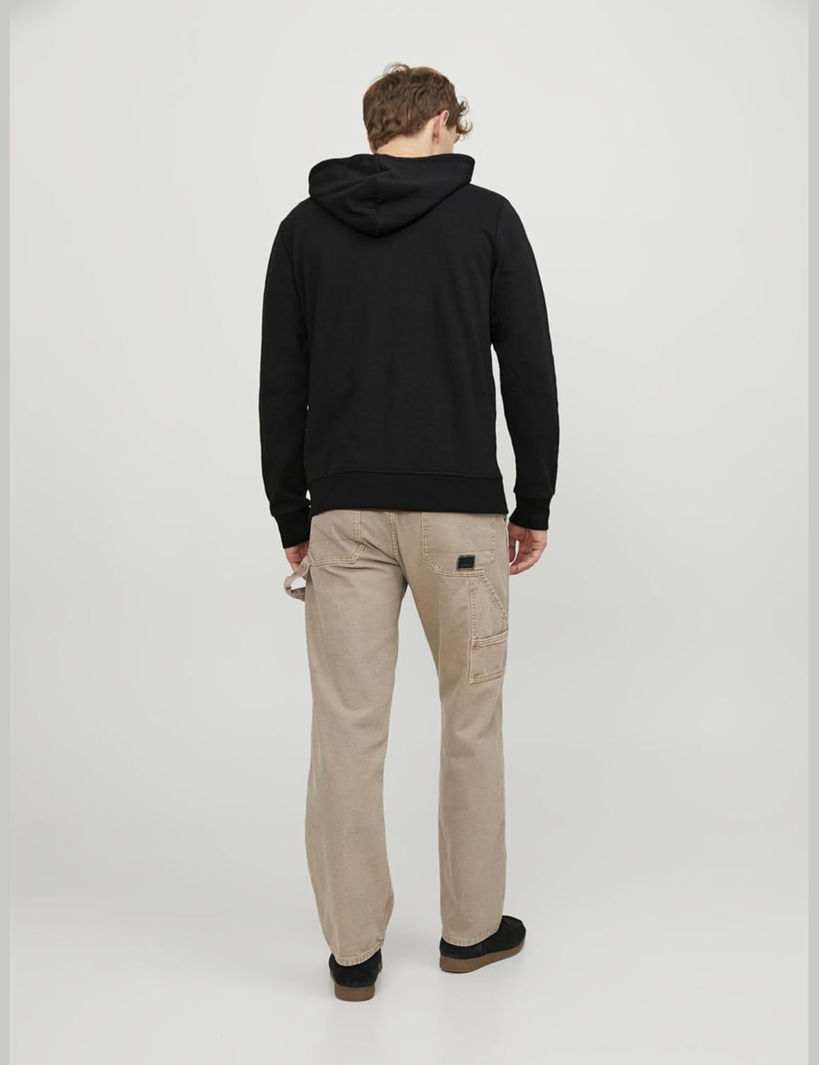 Thumbnail 2 de Jack & Jones Jjebasic Sweat Zip Hood NOOS felpa sportiva con cappuccio, nero