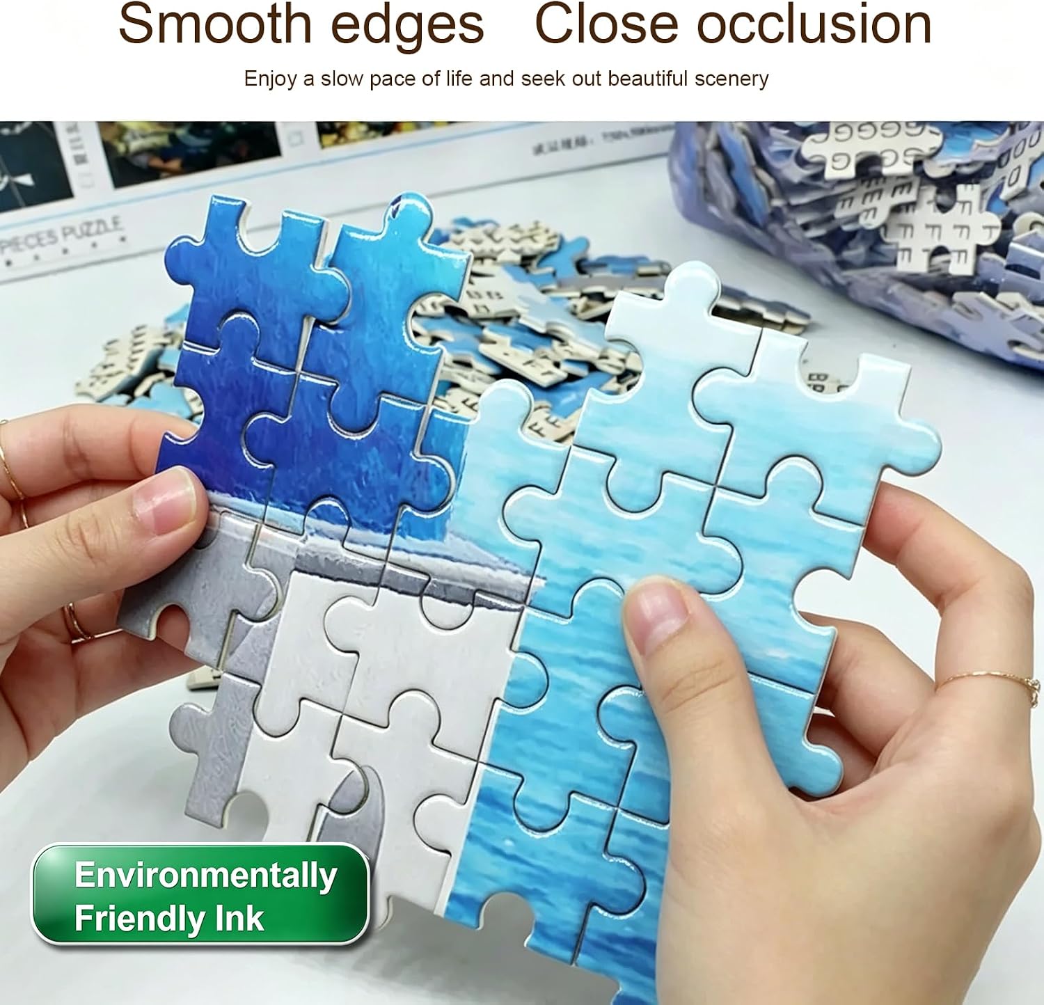 Detalle 2 de TEEOEC 1,000-Piece Jigsaw Puzzle