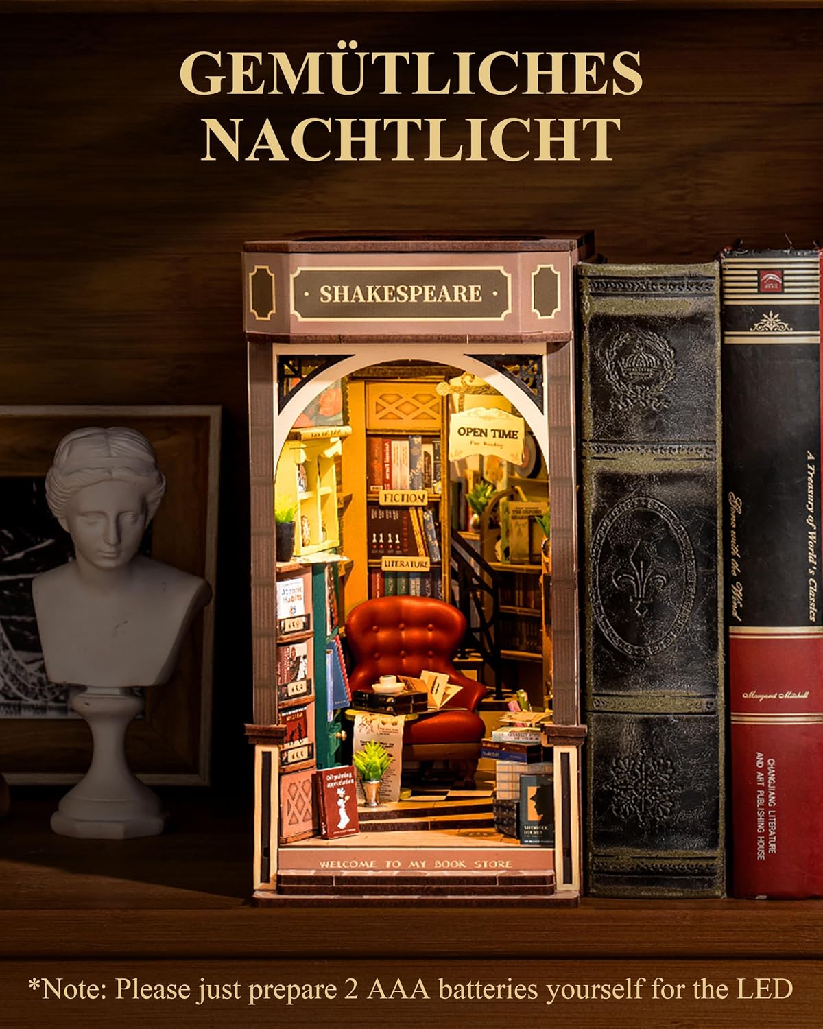 Detalle 2 de Rolife Book Nook TGB07 5 Stunden DIY