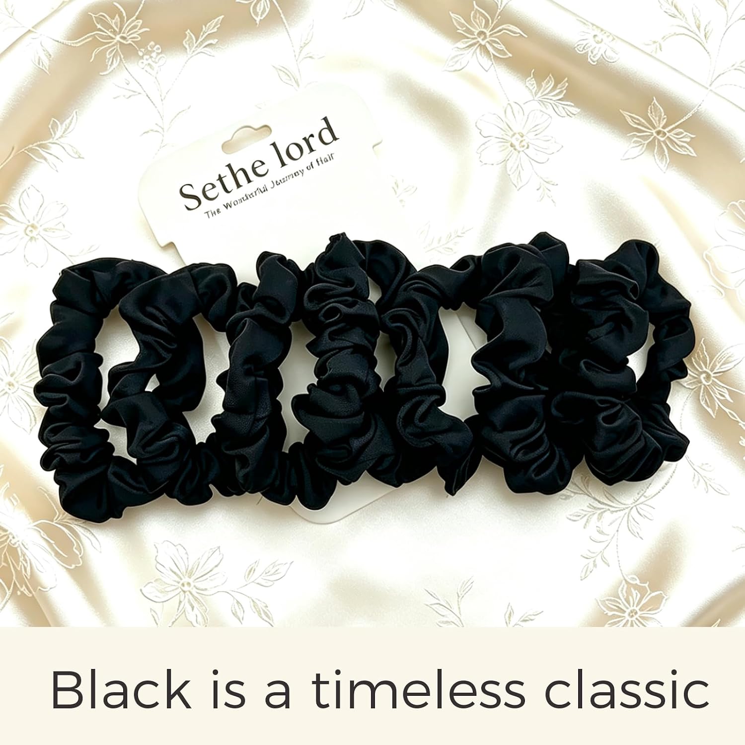 Thumbnail 6 de Satin Hair Scrunchies, 7-Piece Set