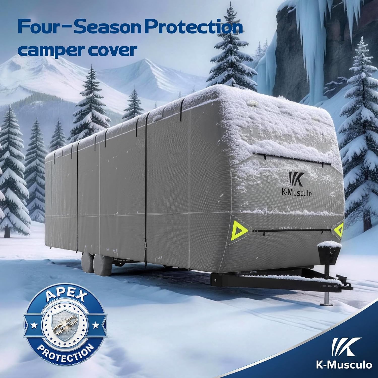 Thumbnail 5 de K-Musculo Travel Trailer Cover, 16–18 ft