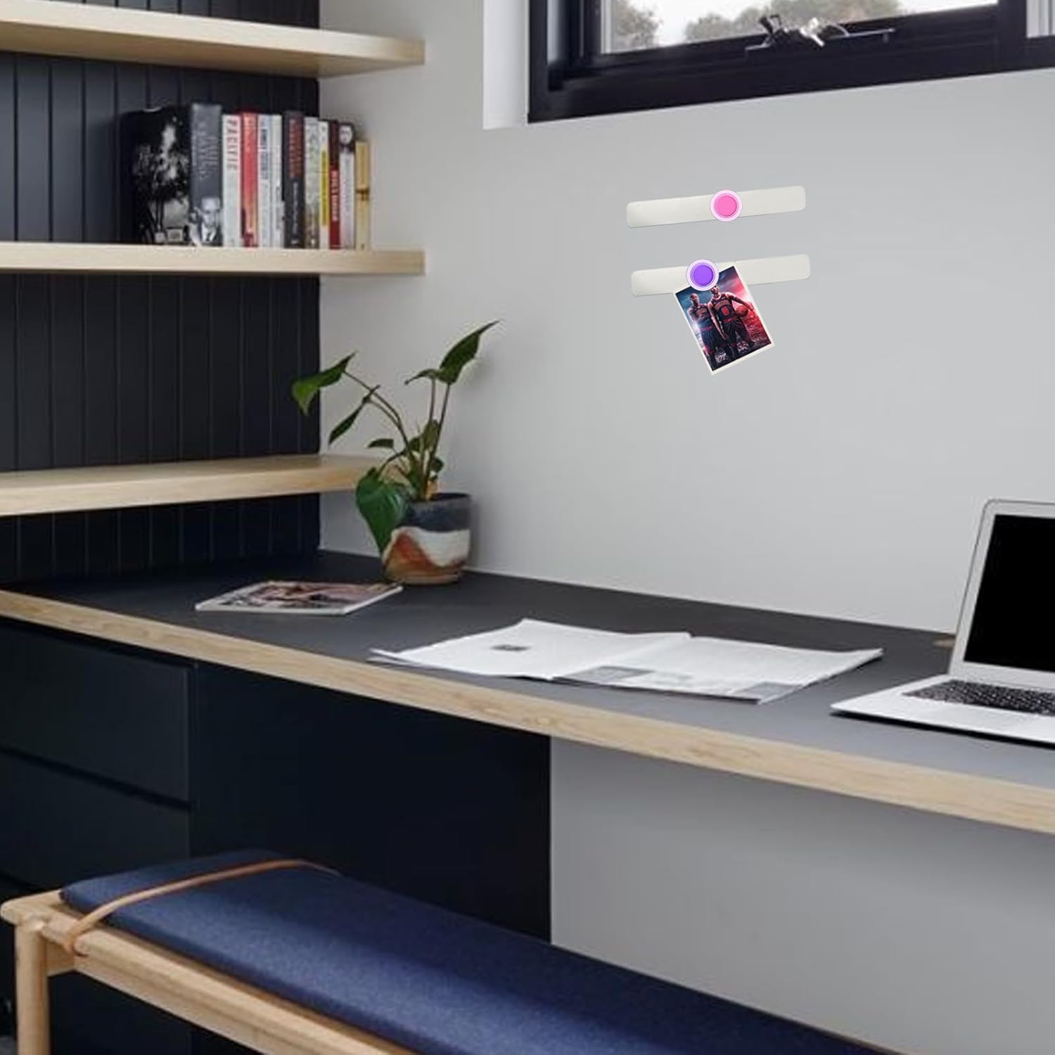 Thumbnail 3 de PYJLBX Magnetic Strips 2pcs for Memo Board 🧲