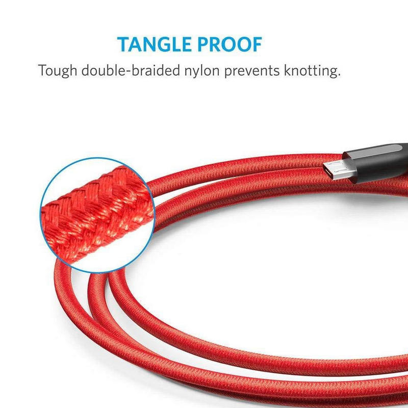 Thumbnail 2 de Anker PowerLine+ Cable Micro USB a USB 1.8m Rojo