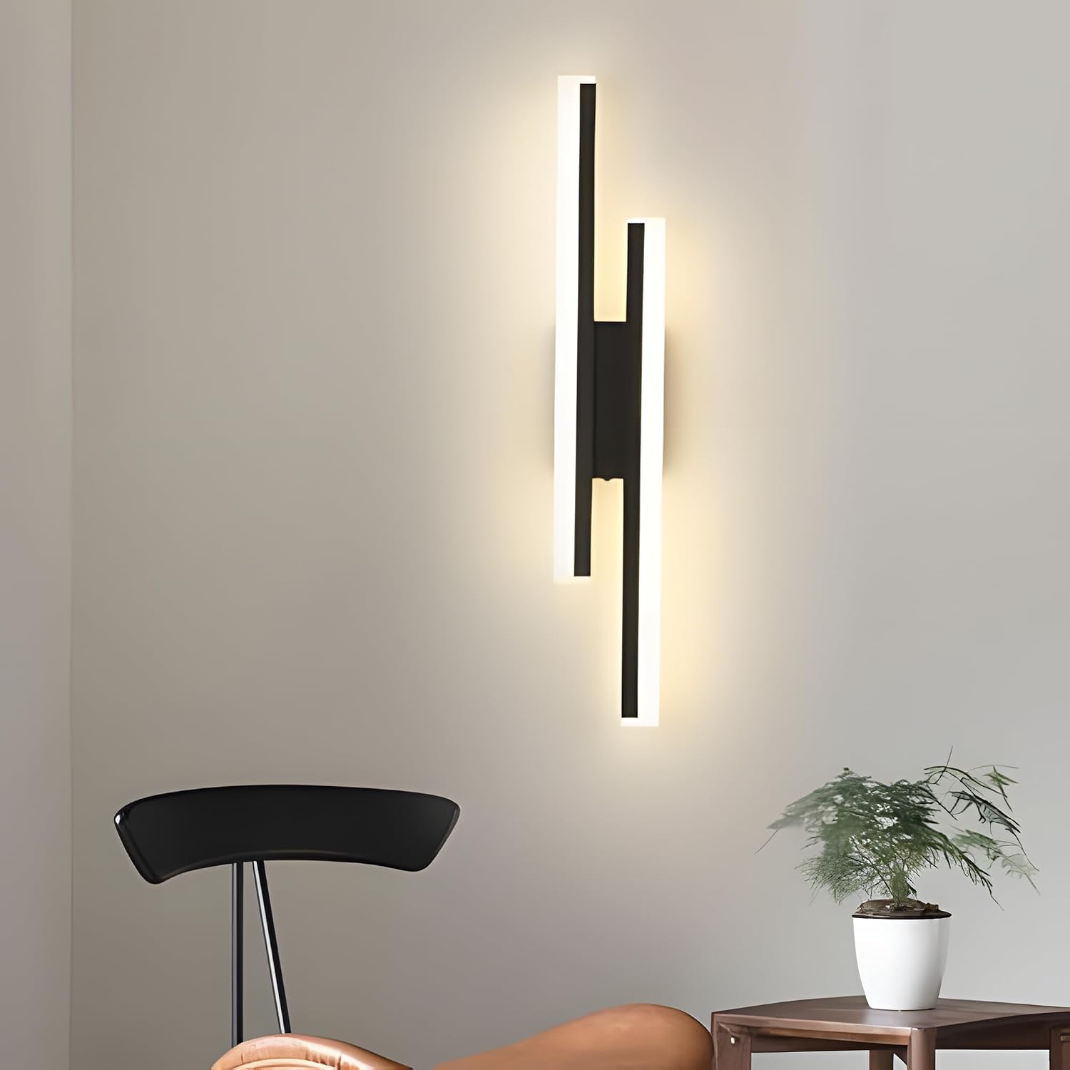 Detalle de Comely kinkiet LED 16 W, 1800 lm, 3000/4500/6500 K, czarny
