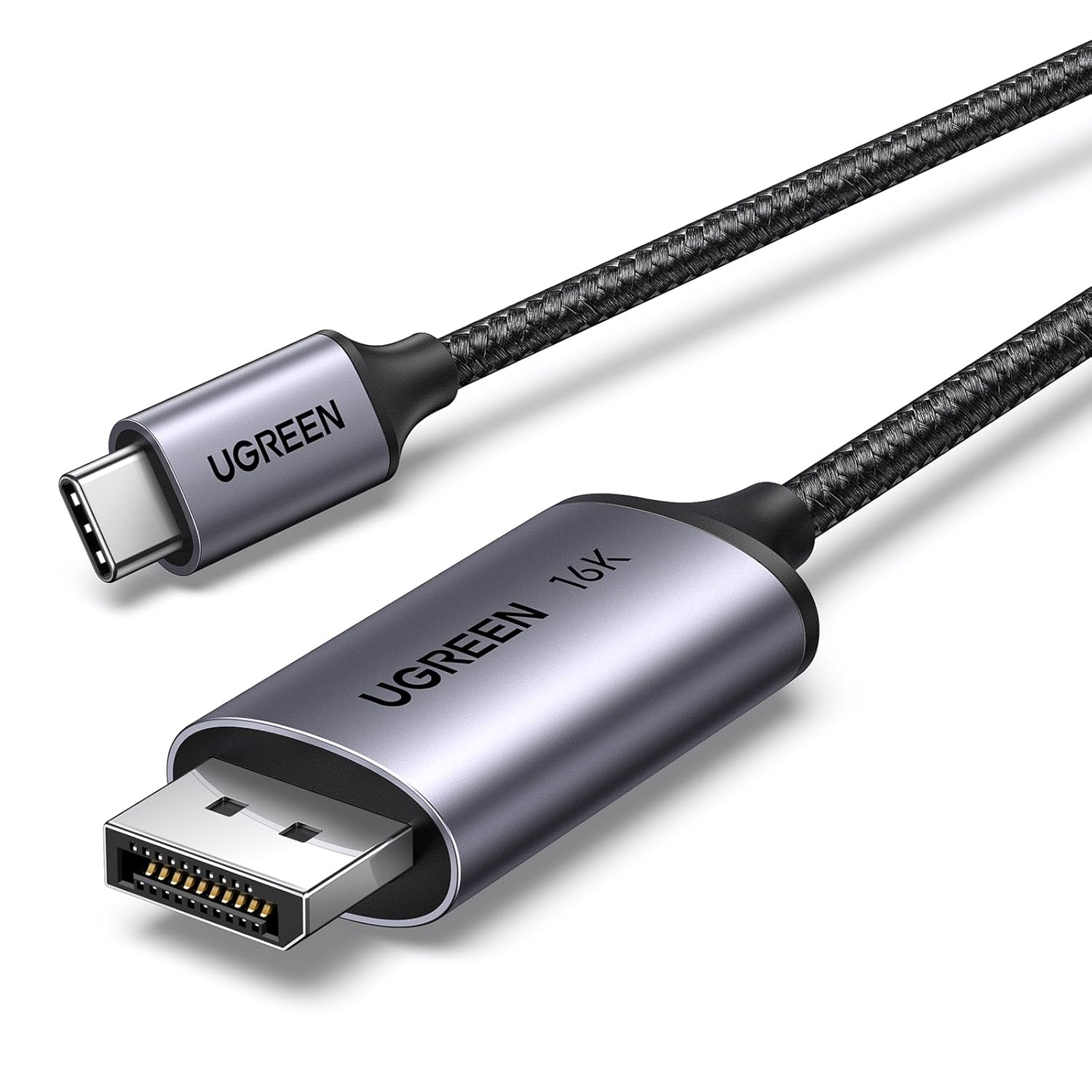 Detalle de UGREEN USB C to DisplayPort 2.1 2m