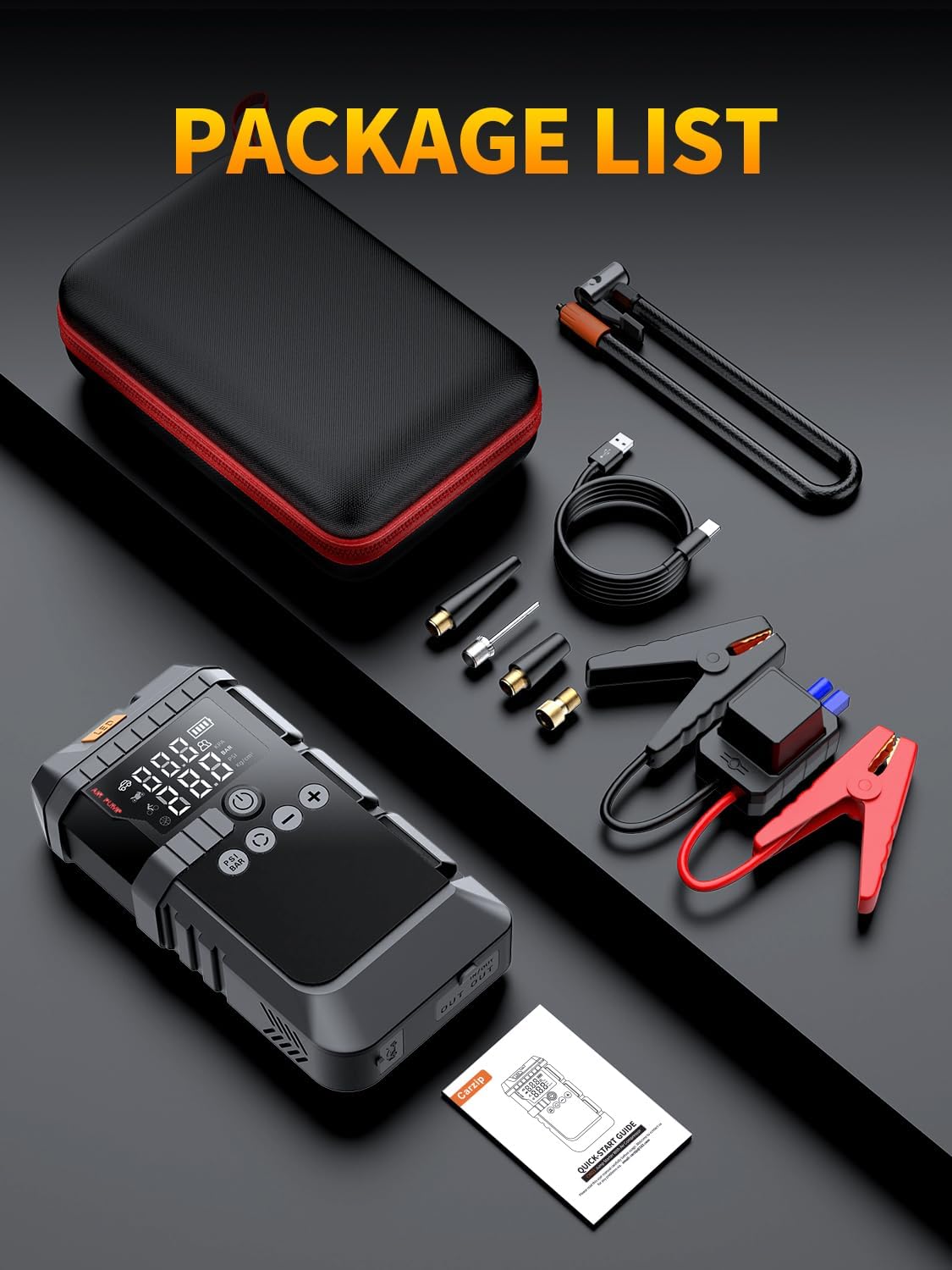 Thumbnail 6 de Carzip Jump Starter with Air Compressor CYD21