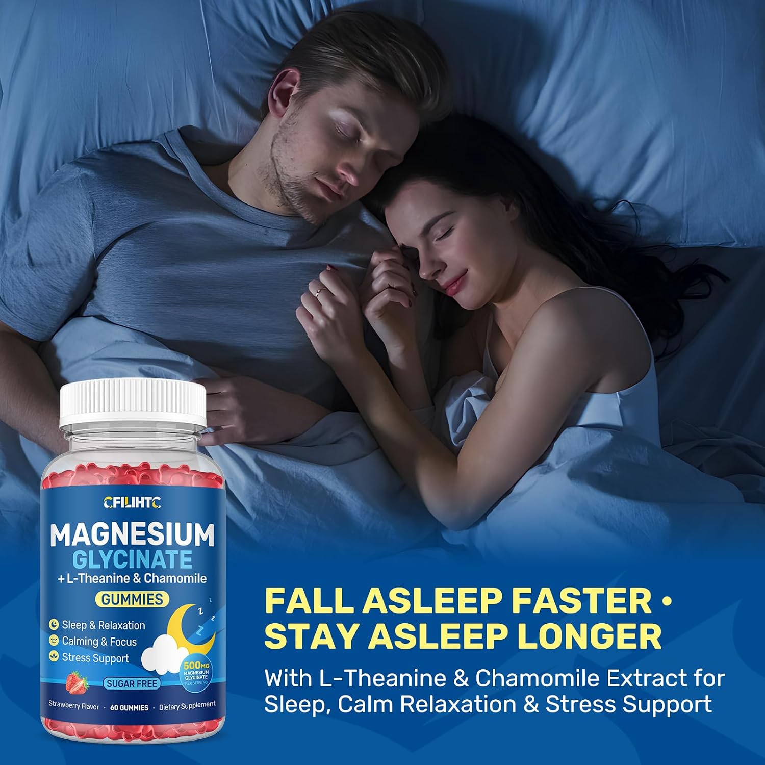 Detalle 1 de Magnesium Glycinate Gummies 500 mg