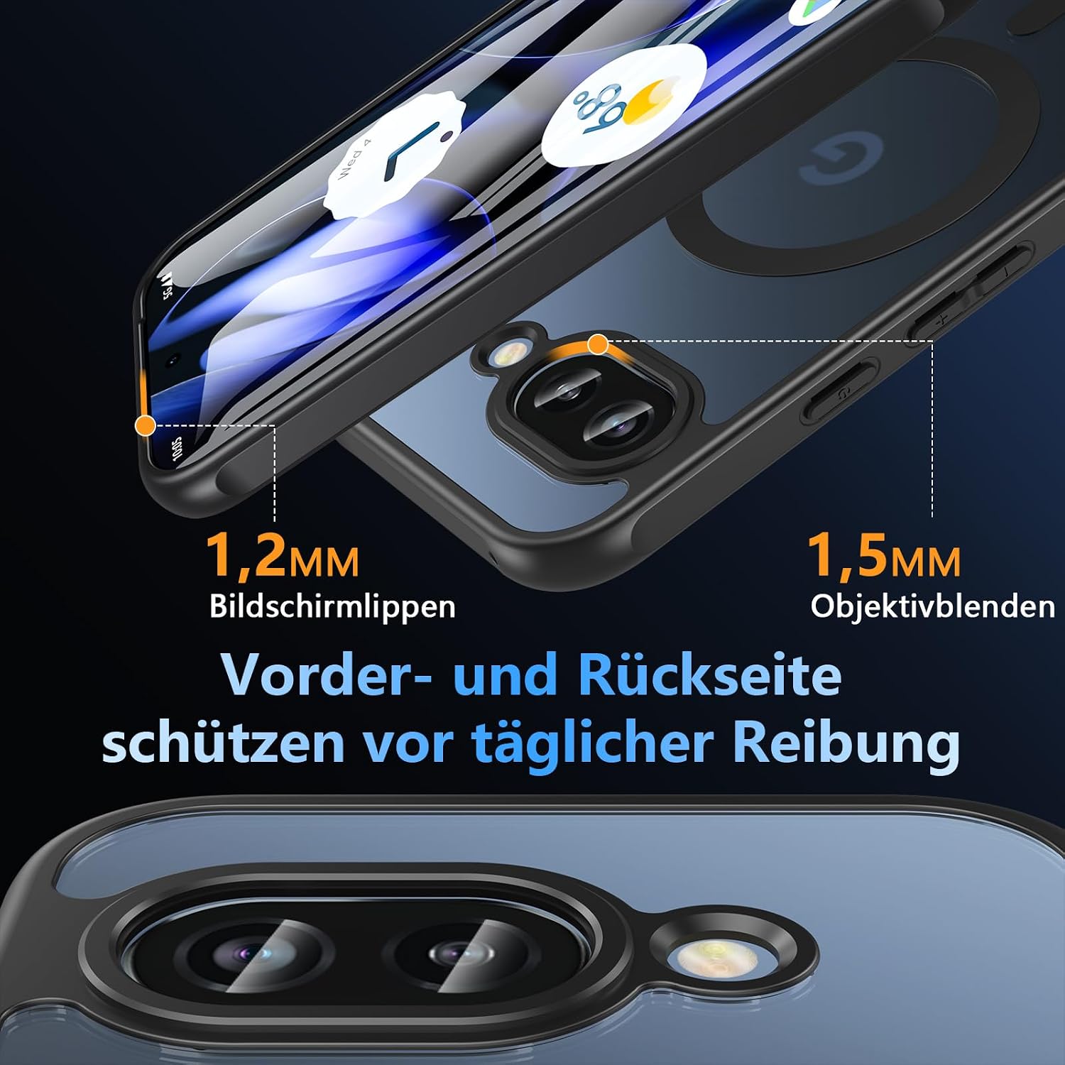 Thumbnail 5 de OWKEY Pixel 9a Hülle mit MagSafe