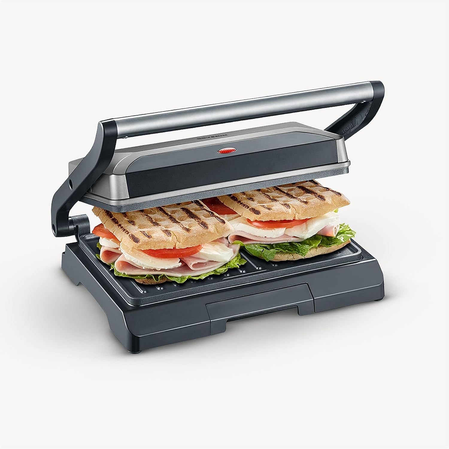 Detalle de Severin Bistecchiera Elettrica 800W: 2 in 1 Piastra per Steak e Panini