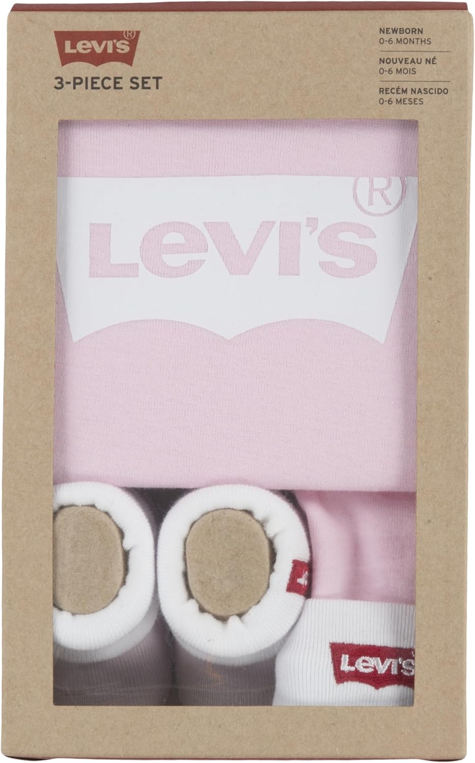 Thumbnail 2 de Levi’s Kids LHN body chapeau et chaussons pour bébé (ensemble 3 pièces)