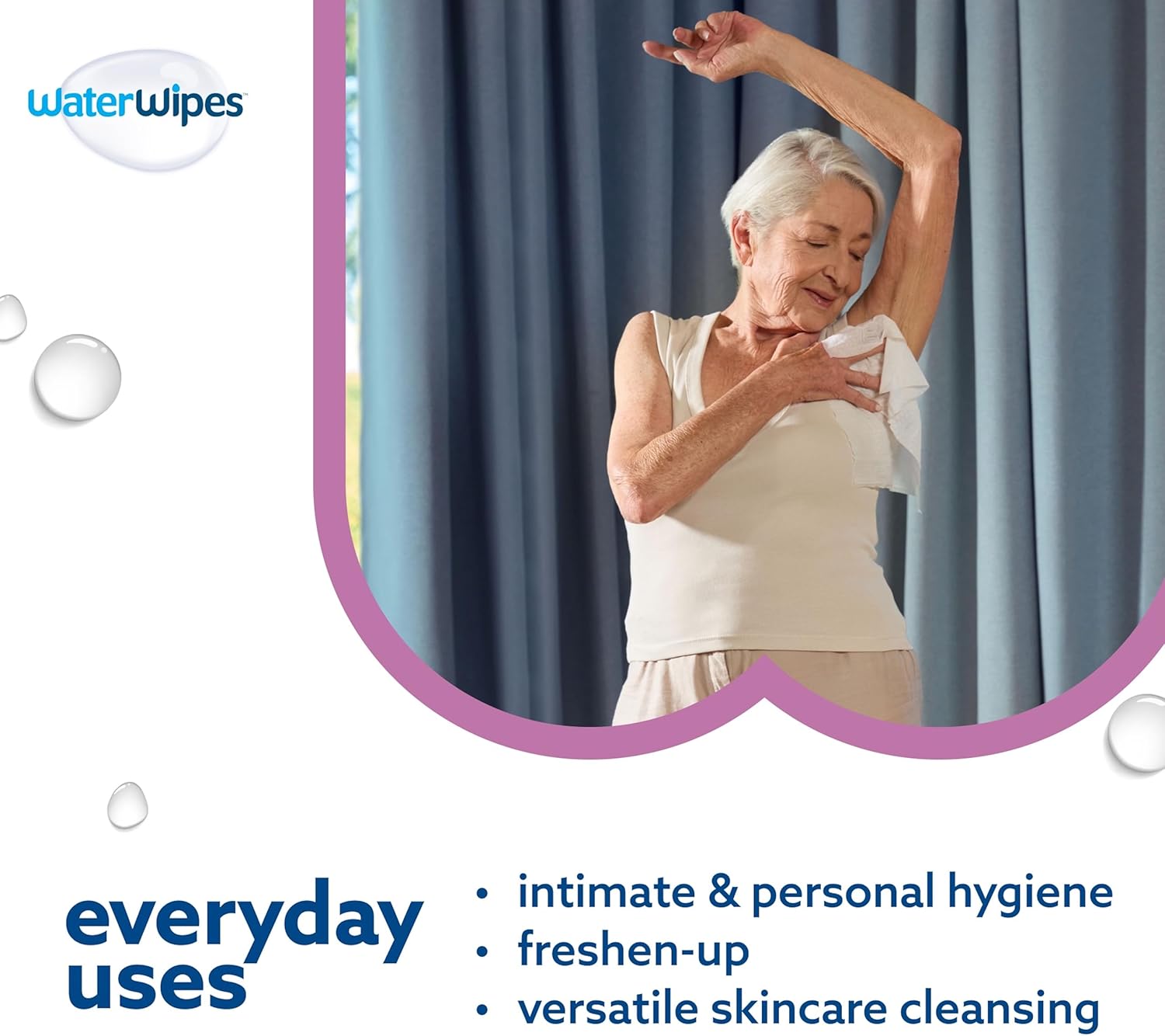Thumbnail 5 de WaterWipes Sensitive+ Body & Intimate Wipes 90