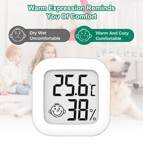 Detalle 2 de Wvoillty thermomètres d’intérieur, lot de 4