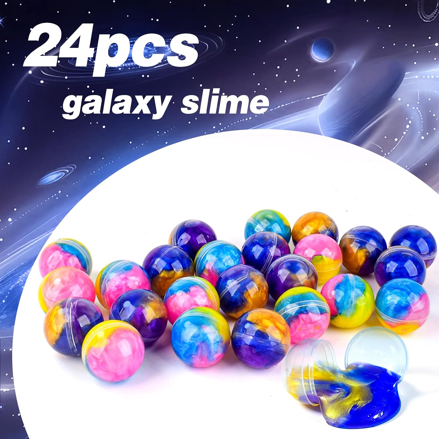 Thumbnail 1 de Galaxy Slime Balls 24er Pack