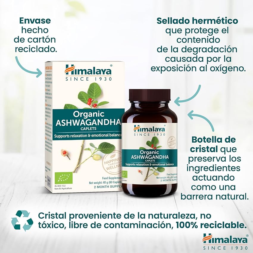 Thumbnail 6 de Himalaya Ashwagandha Orgánica 🌿 Suplemento para Estrés y Energía