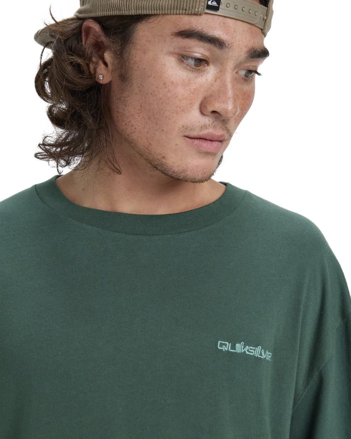 Detalle de Quiksilver Salt Water SS T-Shirt Uomo (Pacco da 1)