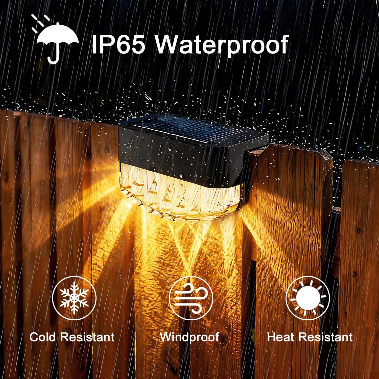 Thumbnail 2 de ONSTUY Luci Solari per Esterni (6 pezzi) – Luce da Recinzione IP65, Bianca Calda, Installazione Semplice