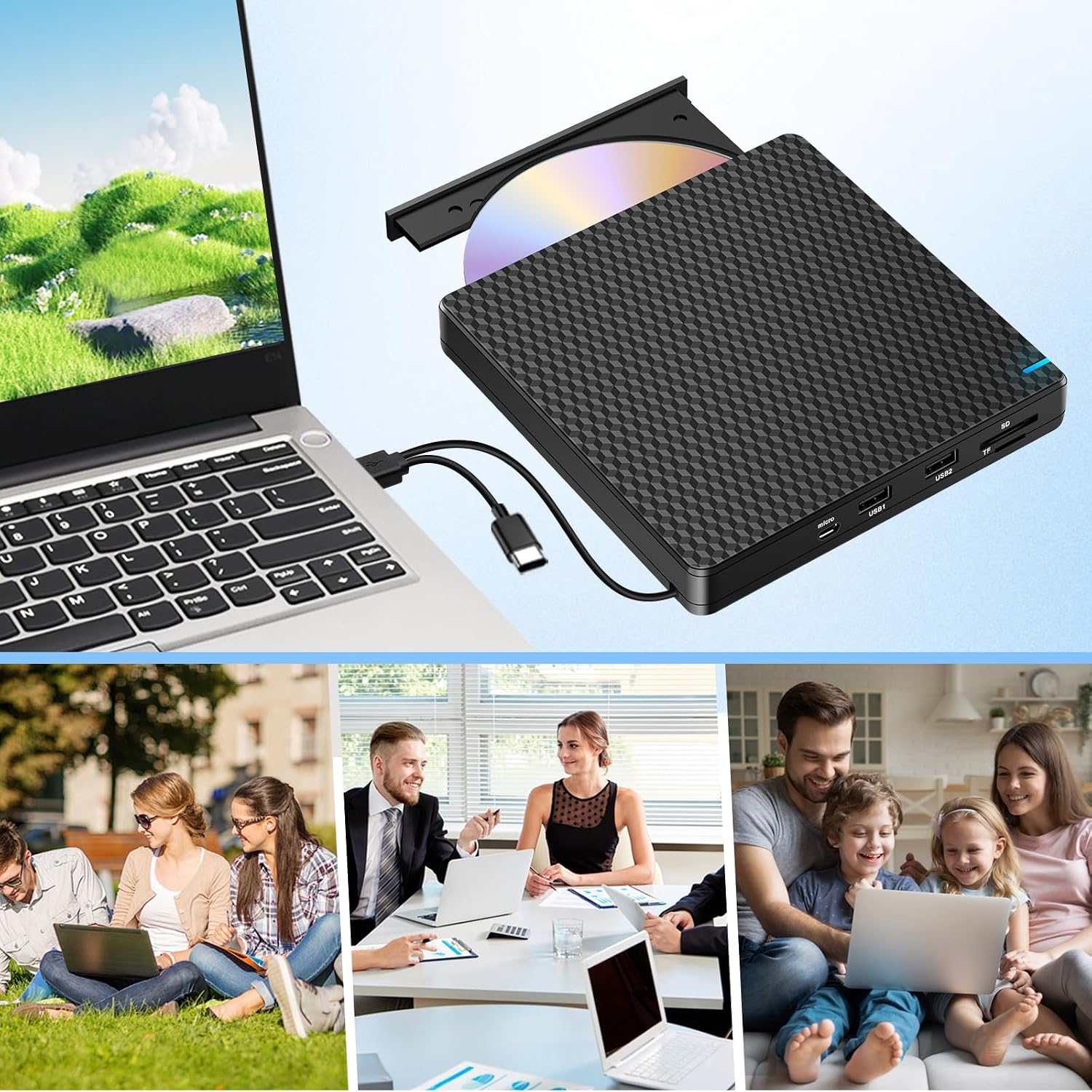 Thumbnail 6 de NOLYTH Externes DVD Laufwerk USB-C đź“€