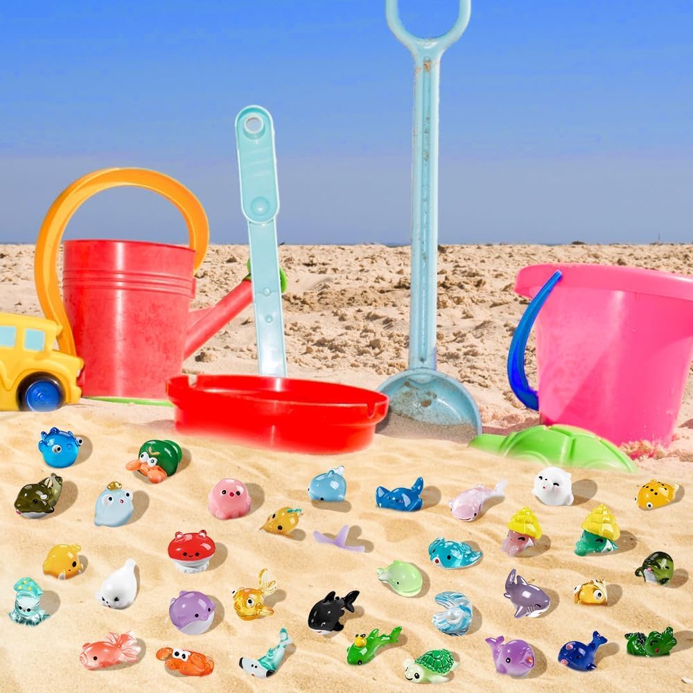 Thumbnail 4 de JOLCEEY 36pcs Mini Sea Animals resin set