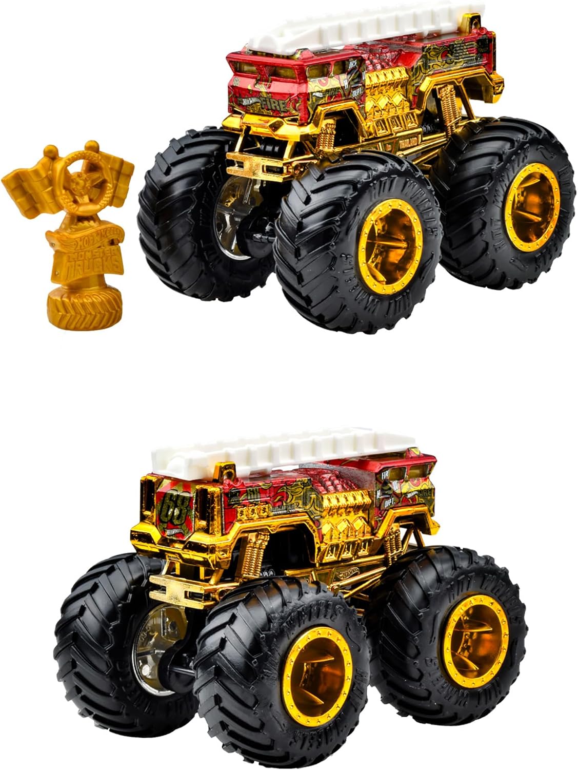 Thumbnail 3 de Hot Wheels JDV96-986D モンスタートラックトロフィー チャンピオンアソート 1/64・6台入り