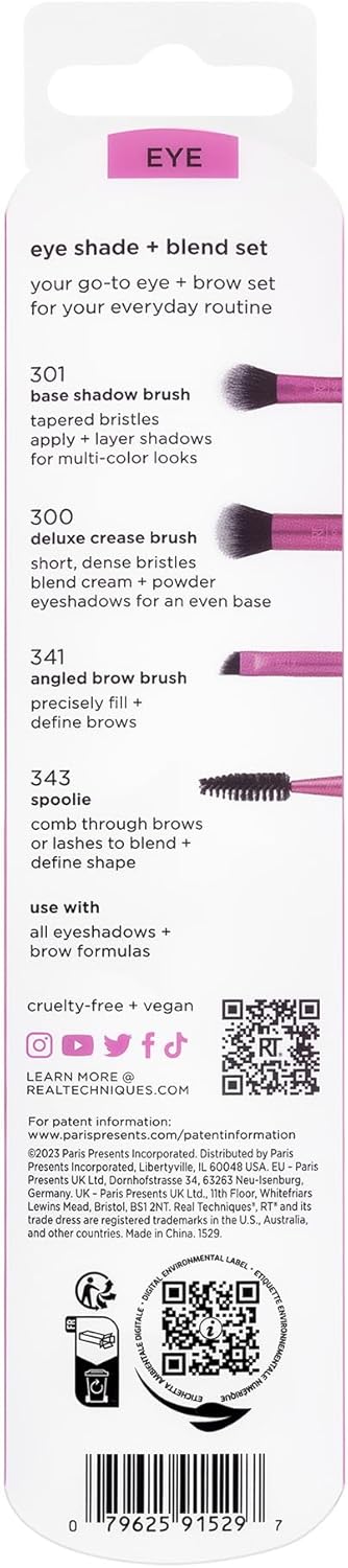 Thumbnail 10 de Real Techniques Eye Shade & Blend: Trío de brochas 🎨