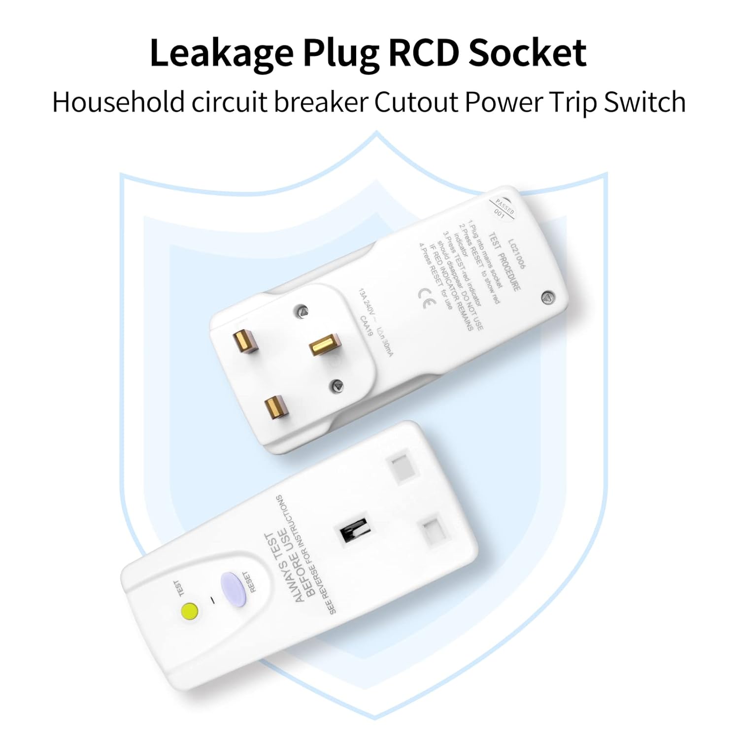 Thumbnail 4 de EXNICEXI RCD plug adaptor 30mA