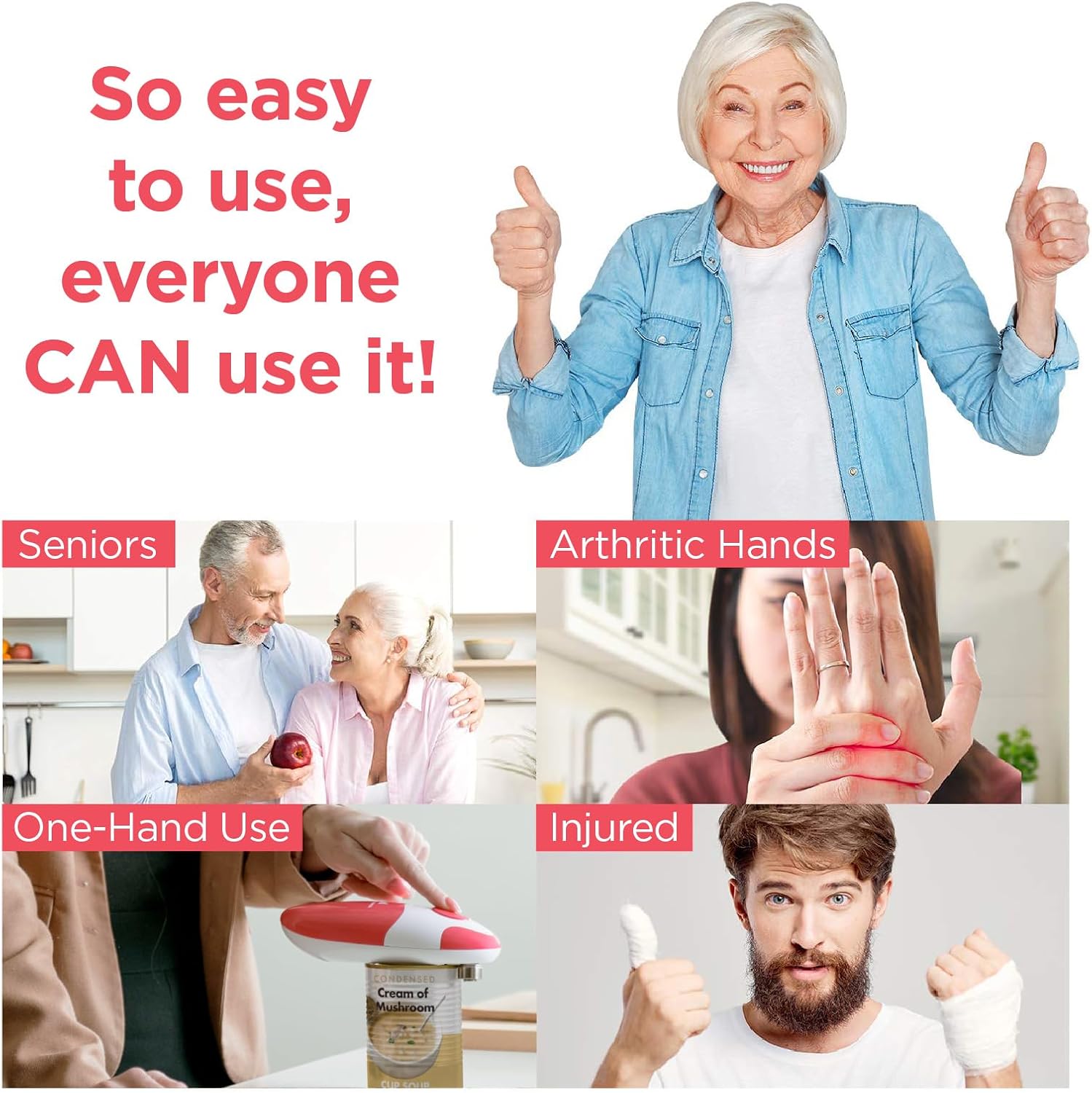 Thumbnail 5 de Kitchen Mama Auto Electric Can Opener 1-count 🧂