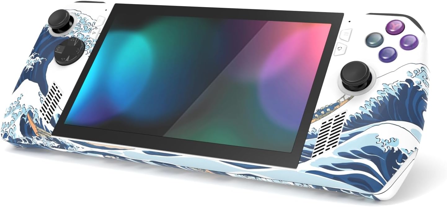 Thumbnail 3 de PlayVital Stickers Set Skin Decal for ROG Ally Console 2 – The Great Wave off Kanagawa