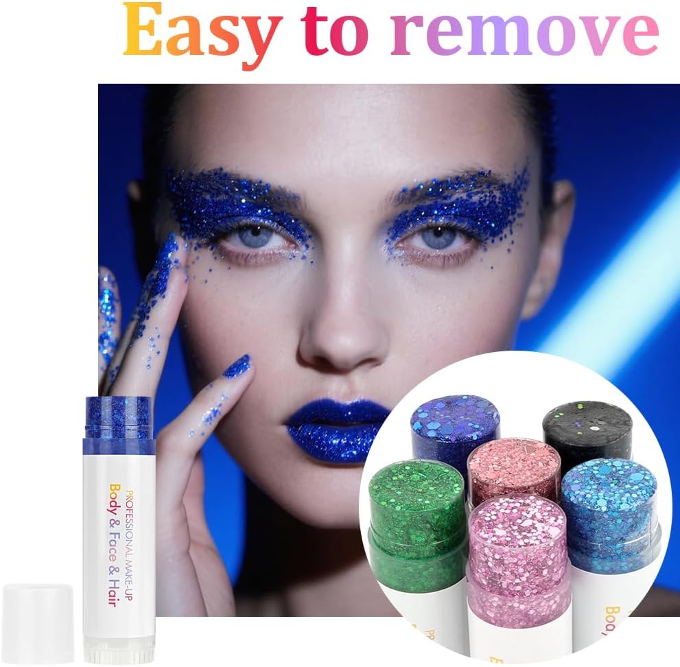 Detalle 2 de AOOWU Gel Glitter per viso e corpo 15g ðŸŽ