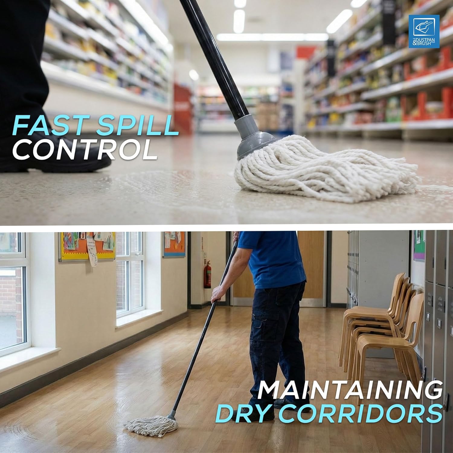 Thumbnail 2 de Cotton Floor Mops Mop System 110cm handle