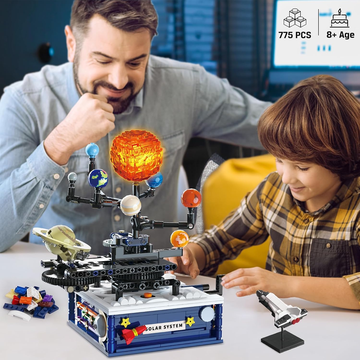 Thumbnail 2 de CUBIMANA Sonnensystem Bauspielzeug 775 Teile