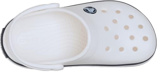 Detalle 2 de Crocs Unisex Kids Crocband Clog T (White/Navy) – 7 UK Child