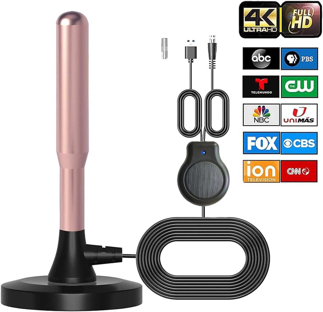 Detalle 2 de TV Aerial - Freeview Digital TV Antenna Indoor with 300+ Miles Range (UK) (I)