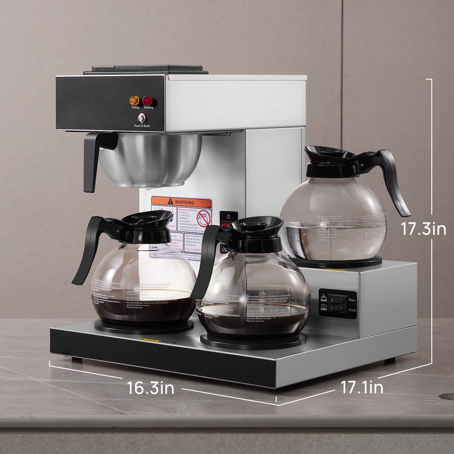 Thumbnail 6 de SYBO 12-Cup Commercial Coffee Maker ☕