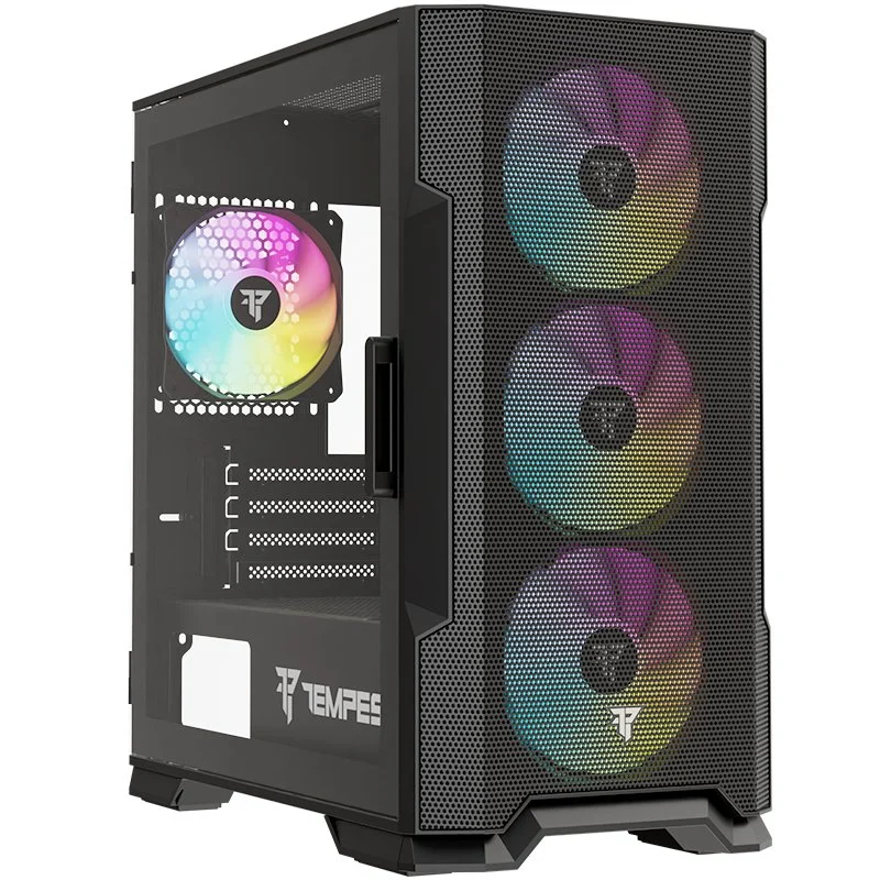 Detalle de tempest Stockade ARGB M-ATX Cristal Templado USB 3.0
