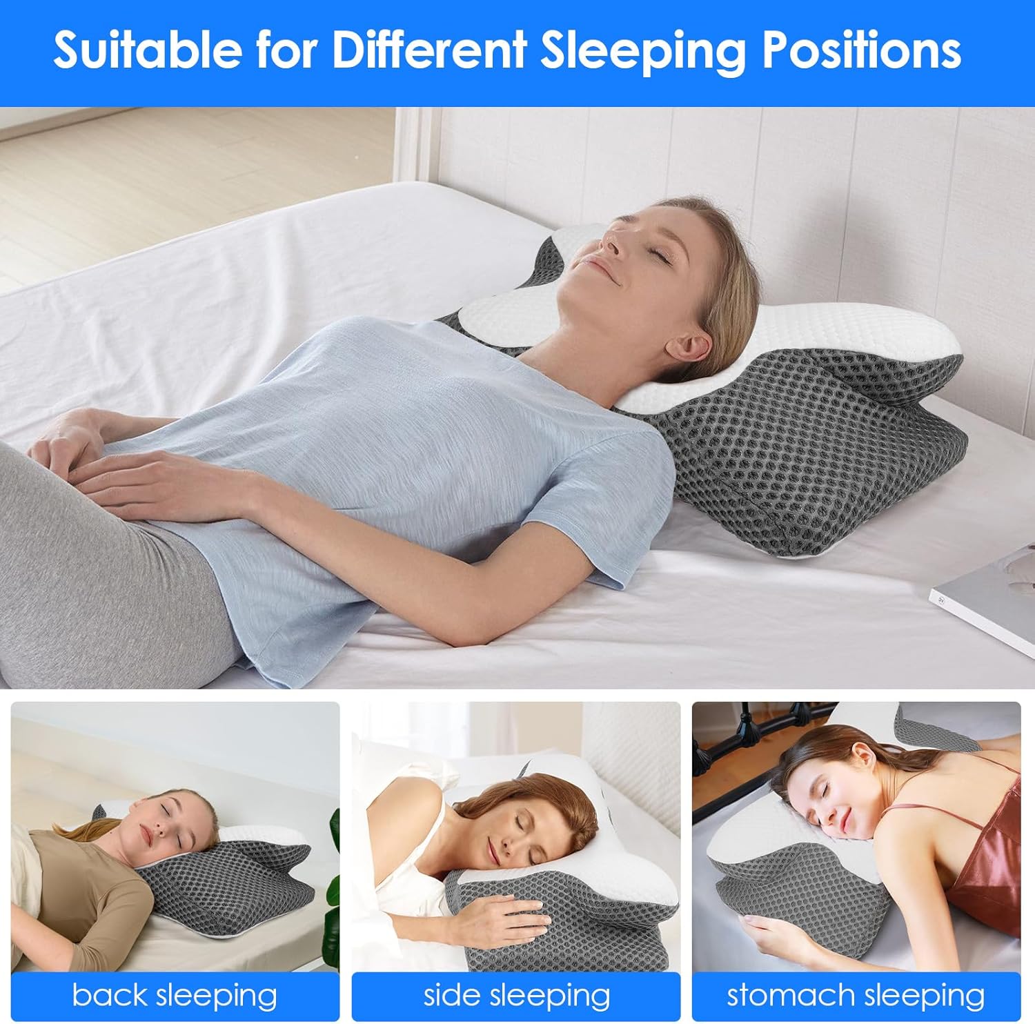Thumbnail 3 de Gaethra Almohada Cervicales 63×34 cm